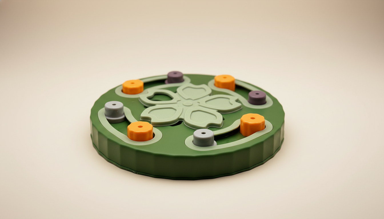 SnackMaze™ Round Plate Feeder – Adjustable Slow Feeder